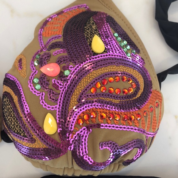 Chio Di Stefania Crystal Triangle Bikini - Picture 4 of 10